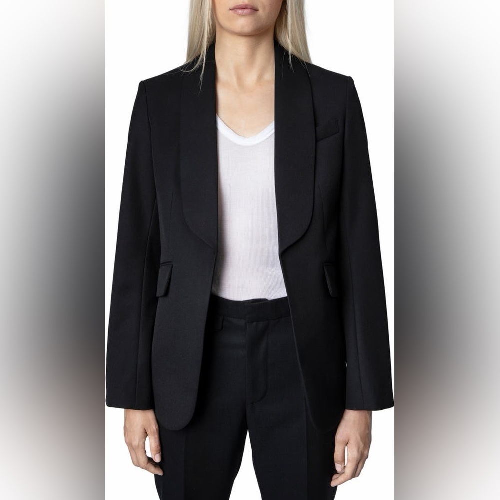 Zadig & Voltaire Shawl Collar Jacket/ Blazer